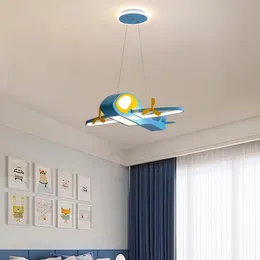 Pendant Lamps Cartoon Dream Modern Led Lights For Children Room Kids Boy Home Deco Ceiling Aircraft Lighting FixturePendant LampsPendant