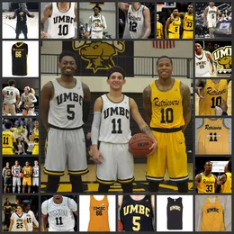 5 Darnell Rogers Jerseys UMBC Retrievers كرة السلة جيرسي NCAA Final Four Jerseys Jairus Lyles Joe Sherburne Brian Hodges Jay Greene Jourdan Grant Chase Plummer