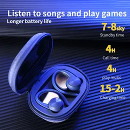 TWS S92 Earphone Wireless Bluetooth Headphones V5.0 HD Earbuds Ear Hook Headset For iPhone 13 Samsung Xiaomi Huawei Universal