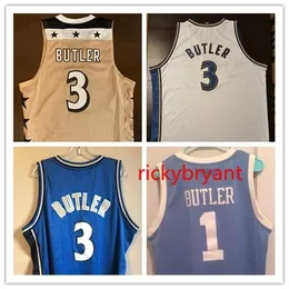 NC01 Колледж Баскетбол Джерси Вашингтон Caron 3 Butler Dlockback Jersey Двойная вышивка на заказ на заказ S-5XL