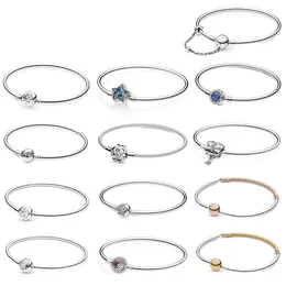 Fit Original Pandora Charm 925 Bracelet Series Charm Diy Браслет подходит для 925 серебряных чар Set Set Send Diy Fine Beads Jewelry T3011