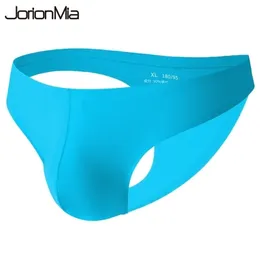 メンズアンダーウェアブリーフシームレスビキニアンダーパンツマンCUECA MASCULINA U Pouch Male Panties Men's Briefs Gay Underwear Ropa 00818 T200517