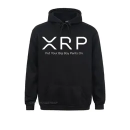 メンズパーカースウェットXRPリップルクリプト通貨面白い誕生日のズボンのズボンのズボンを添えてください。