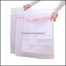 5000PCS Mesh Laundry Bags 30*40cm Blouse Hosiery Stock Washing Washing Bra Lingerie للتسليم في سفر تسليم 2021 رفوف الملابس H