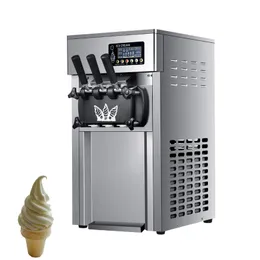 Commercial Desktop Soft Ice Cream Machine Is Cold Fast And Power Saving Ice Cream Makers Sweet Cone Freezing Equipment