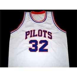 #32 Jason Kidd St. Joseph Pilots Lisesi Retro Dikişli Dikilmiş Basketbol Formaları Herhangi Bir Sayı ve Adı Özelleştir S-6XL