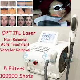 5 필터 엘리트 eLight opt ​​e-light 레이저 IPL 기계 제모 기계 피부 회춘 색소 침착 혈관 여드름 제거