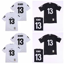 Chen37 Varje given söndag Miami Sharks Jamie Foxx Movie 13 Willie Beamen Football Jersey All Stitched Team Color Black Away White Breattable Hot Hot