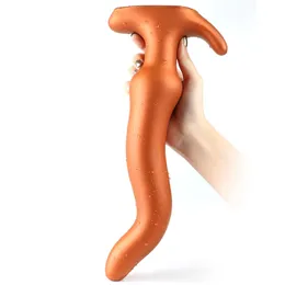 Super długie silikonowe dildo analne ogromne miękkie tyłki erotyczne erotyczne seksowną zabawkę dla kobiet mężczyzn anus rozszerzenie wielkiego ekspandera