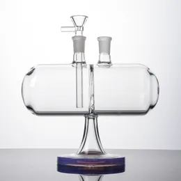 Szklane fajki wodne nieskończoność wodospad fajki wodne odwracalny grawitacyjny olej Dab Rigs bonga tytoniowe 14mm złącze żeńskie z miską XL-2061