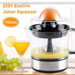 700ml Electric Citrus Orange Juicer Squeezer Lemon Fruits Masticating Machine Extractor Household Fruit Press 220531