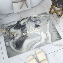 Diatom lera badrum stark vatten absorption snabb torkande golvmatta barfota anti-glid marmor tryckt matta kudde badkar fotkudden