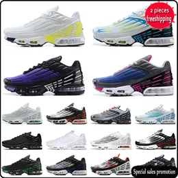 OG Boots Runners Mens TN Plus 3 zapatillas para correr Aires Tuned Blue Wolf Wolf Grey Tigragraphy Pack