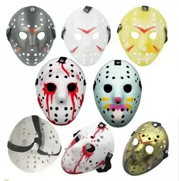 12 Style Full Face Maski Jason Cosplay Skull vs Friday Horror Hockey Halloween Costume Scary Mask Festival Party Maski 0711