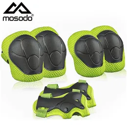 6pcs Protective Gears Set for Kids Children Knee Pad Elbow Pads Wrist Guards Child Safety Protector Kit Cycling Bike Skating 220812