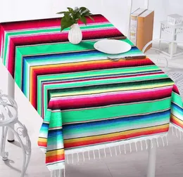 84 x 59 pollici messicano Serape coperta tovaglia letto coperta tovaglia arazzo coperte stuoia di picnic per la decorazione di nozze del partito