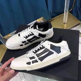 2022 imiri skor Skelet Bones Casual Shoe 21FW RUNWAY SKEL TOP Låg Hög- Herr Kvinnor US11 Basketlöpning Svart Vit Läder Lace Up Trainer storlek 36-45