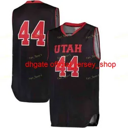 College NCAA Utes Basketball Jersey 31 Morley 32 Hat Thioune 34 Jayce Johnson 40 Marc Reininger Custom Stitched