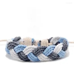 Link Chain Fashion Hand-woven Bracelet Simple Original Cotton And Linen Braided Rope Hand RopeLink
