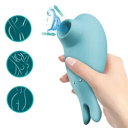 Massaggio Guarnizione potenziata Silicone Sonic Sucking Vibratore Sucking Clit Waterproof Protable G Spot Stimolatore Ventosa Vibratore Clitoride Sucker