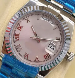남성 시계 또는 여성 시계를위한 41 또는 36mm 럭셔리 시계 자동 기계식 스테인리스 스틸 레이디스 선물 선물 파와인 디자이너 Montre Luxe AAA 품질
