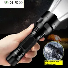 New LED Flashlight 10000LM Torch C8 5 Mode XML L2 T6 Q5 High Power Lamp Light Super Bright Portable Led Light for Camping fishing