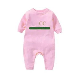 Children's Jumpsuit In stock newborn kids Rompers baby Boys girls Fashion designer print luxury pure cotton Long sleeve jumpsuit romper