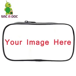 SAC A Doc Custom Cosmetic Children Pencil Holder Kids School Supplies Bags Boys Girls Stationery Storage Cases unisex 220704