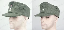 Berets WH ضباط الجندي Elite M43 1943 Panzer Wool Field Cap Hat With Patchberets Beretsberets