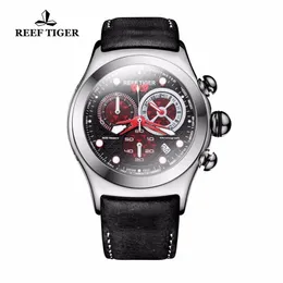 2019 Reef Tiger/RT Military Watches for Men 316L Steel Case Skeleton Dial Quartz Watches RGA782 T200409