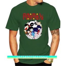 Рубашка Ranma 1 2, футболка с аниме, новинка, крутые топы, мужская футболка с коротким рукавом, 220702