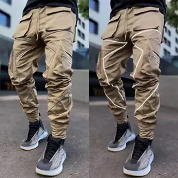 Teknik god kvalitet casual mens kvinnor byxor high street hip hop svett last baggy långa nya svettbyxor personlighet trendiga sportkläder bottnar joggers