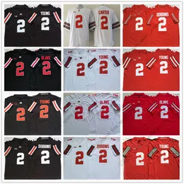 NCAA Ohio State Buckeyes College Football Jersey 2 Chase Young Chris Olave Cris Carter J.K Dobbins High Quality stitched Jersey