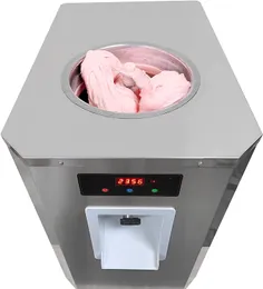 Mini Top Mini Home Smart Scoop7L Aço inoxidável Kolice Hard Ice Cream Machine Batch Freezer com compressor embutido