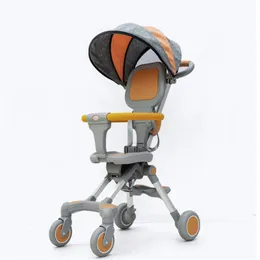 Baby Stroller Outdoor Sunshade Foldable Two Way Implementation Newborn Lightweight Shock Absorption Kids Strollers 1059 E3