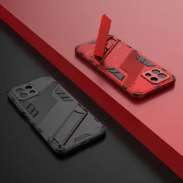 Punk Armor -telefonfodral f￶r Xiaomi 12s Ultra 12 Lite 11 Redmi Note 11t Pro stafs￤kert stativskydd
