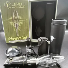 Honeybird kit nectar collector vaporizer Hookah Smoking Tools Factory Original Quality Goods Direct Titanium Ceramic Quartz Tip Optional Dab Rig Kits Water Pipe