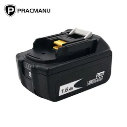 Pracmanu 18V 1600mah 리튬 배터리 전기 브러시리스 임팩트 렌치 용 충전기 Y200323