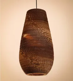 Pendant Lamps Southeast Asia Country Pupa Honeycomb Weave Kraft Paper Lamp Restaurant Teahouse Tea Bar Home Decor Lighting FixturePendant