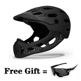 Cairbull Allcross Mountain Cross Country Rower Full Face Helmet Casco Lntegral MTB Extreme Sports Safety Helmet Cascos Bicicleta H220423