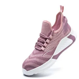 Mężczyźni Bezpieczeństwo Bezpieczeństwa Buty Running Anti-Przebicie Trampki Mężczyzna Instructible Works Sport Sneakers Mężczyzna Lekki but z pudełkiem