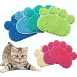 Pet Puppy Dog Cat Litter Mat Claws Pet Small Footprint Foot Sleeping Pad Placemat Cleaning Carpet Cat Litter Mat Cat Trapper Mat 201124