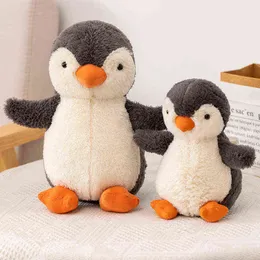 Cm Cute Simulation Penguin Cuddle Cuddly Animal Plush Pillow Family Fuzzy Little Plushie Children Birthday Gift J220704