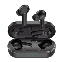 무선 TWS 헤드폰 Xiaomi Huawei 용 Bluetooth 이어폰 Samsung Apple Noise-Cancelly C 400mah 충전 상자 핸즈프리 자동 페어링 음악베이스 이어 버드