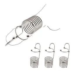 Filo in acciaio inossidabile Cock Rings Dispositivo di castità Stimolatore per occhi di cavallo Perline Anello per pene in metallo Cockring Giocattoli sexy per uomo