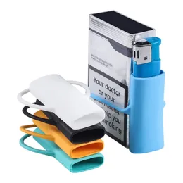 Acessórios para fumantes Silicone Lighters Capa Bolsa de capa de luva de manga de leve Integrated Bags Integrated Limplet Grete Protetor portátil ao ar livre