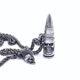 Kolye Kolyeler Orijinal Tasarım Şeytan Titanyum Çelik Retro Kolye Modeli Erkek Kişilik Hip Hop Moda Aksesuarları Jewelrypendant Nec