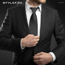 Bow Ties Formal Tie Men's Wear 8cm Black Grey Suit Korean Style Brudgum Wedding Hand Series Par Intervju Butterflybow Emel22