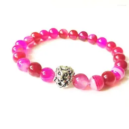 Beaded Strands 2022 Personality Trinket For Women Men Bracelet Special Animal Lion Design And Beads Bring Luck To You Provide Drop Trum22