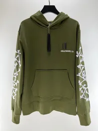 Fashion mens designer hoodies men women Hoodie high quality Army green bone Letters printing luxury Casual Pullover Long Sleeve Sweatshirt